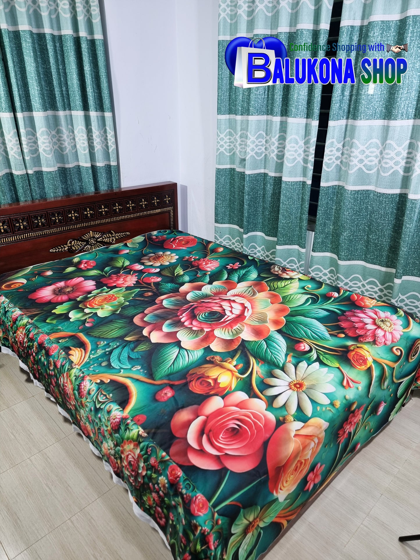 100% 3D Waterproof Bedsheet