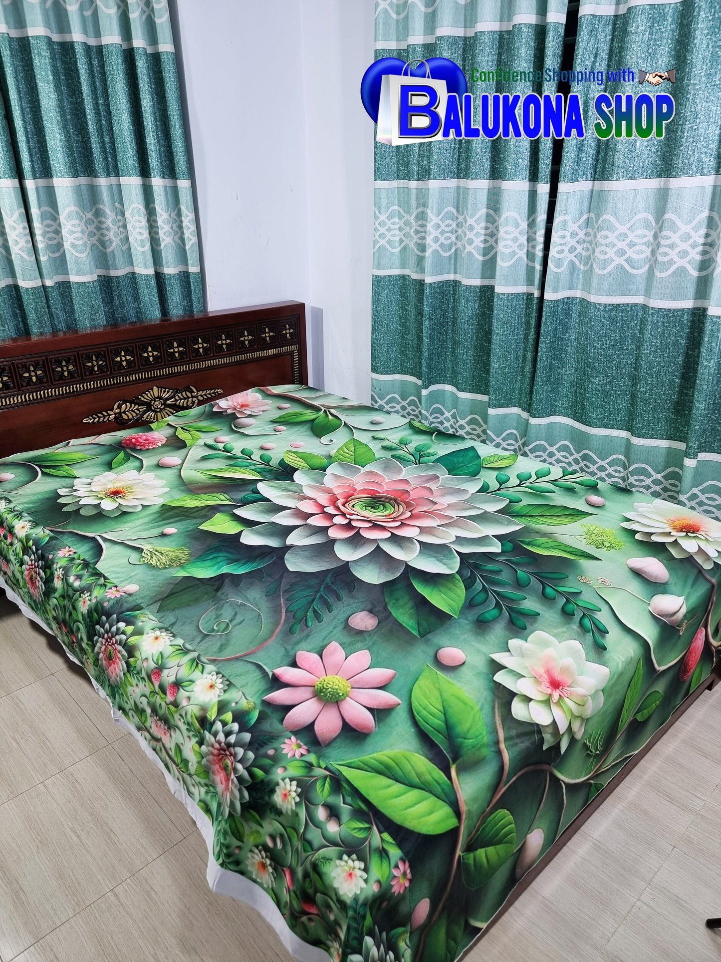 100% 3D Waterproof Bedsheet