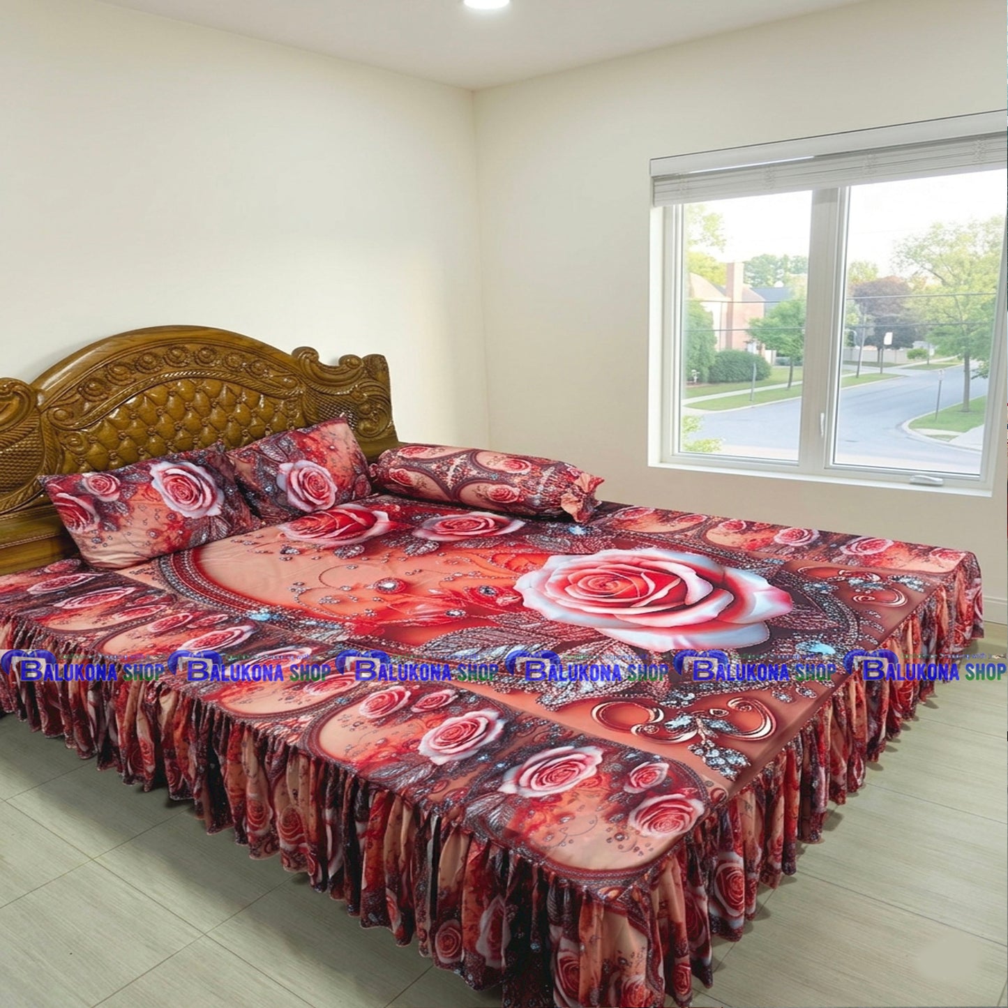 3D ওয়াটারপ্রুফ প্রিমিয়াম কুচি চাদর (BK=12)