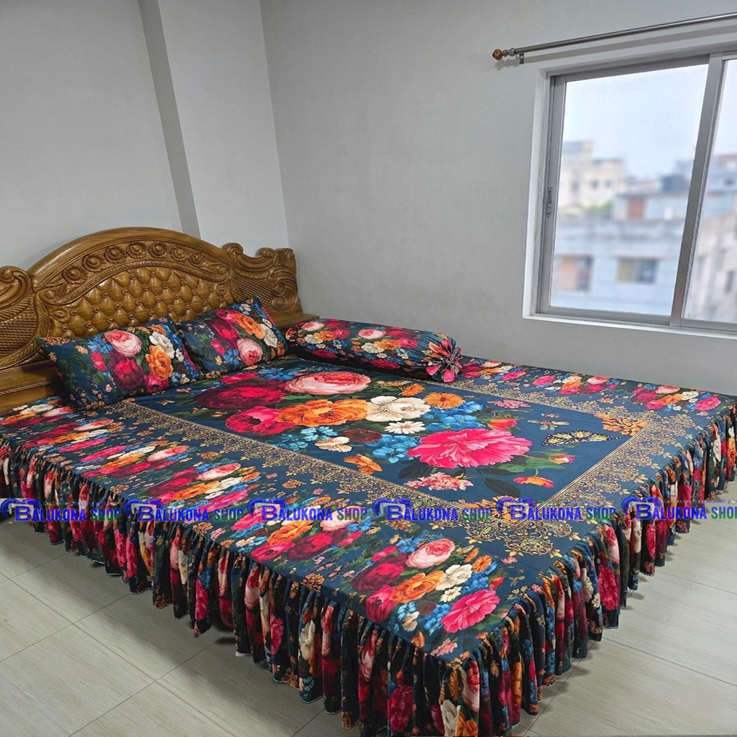 3D ওয়াটারপ্রুফ প্রিমিয়াম কুচি চাদর (BK=11)