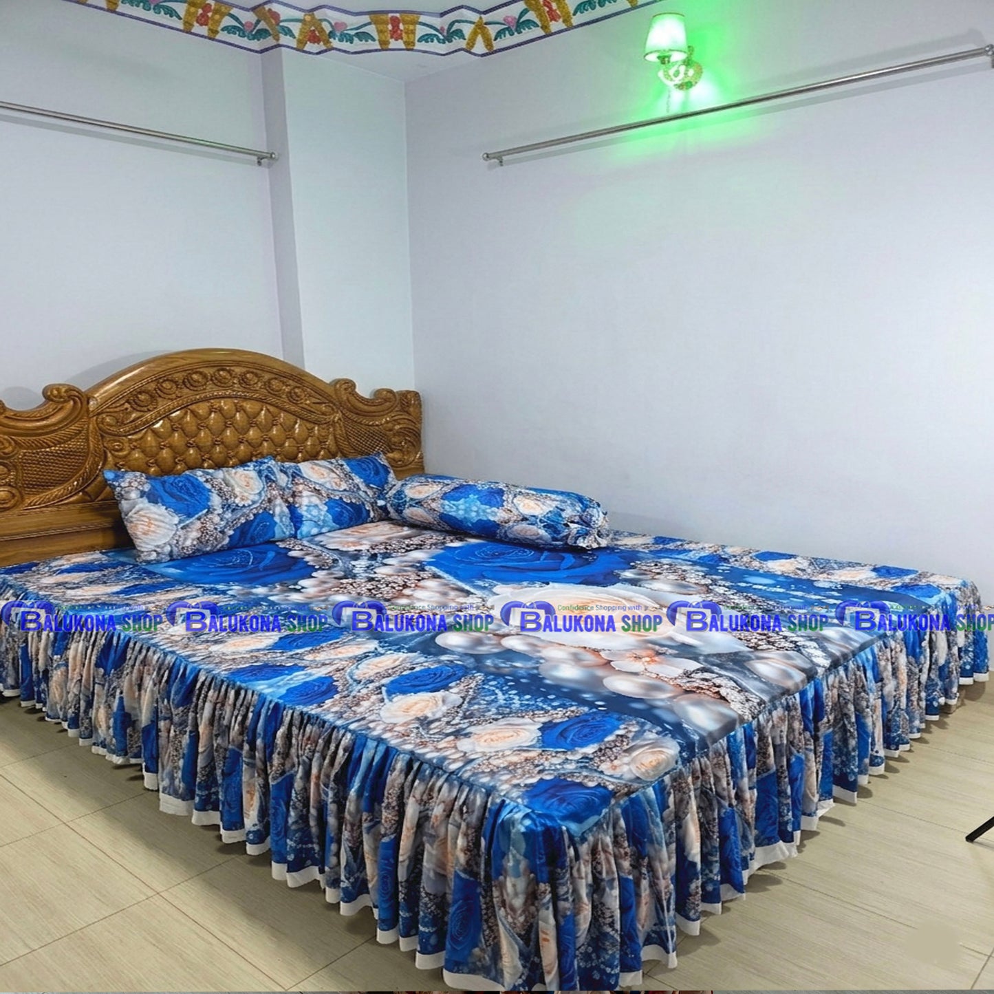 3D ওয়াটারপ্রুফ প্রিমিয়াম কুচি চাদর (BK=9)