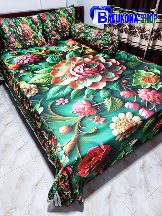 100% 3D Waterproof Bedsheet