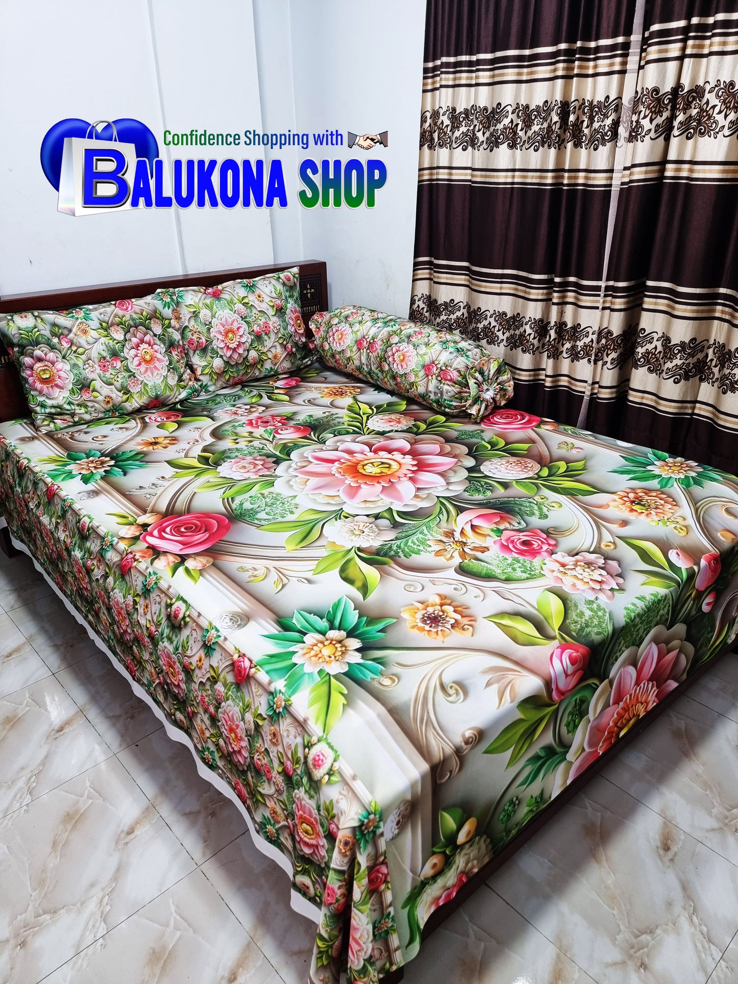 উন্নত মানের ১০০% ওয়াটারপ্রুফ (3D) বেডশিট