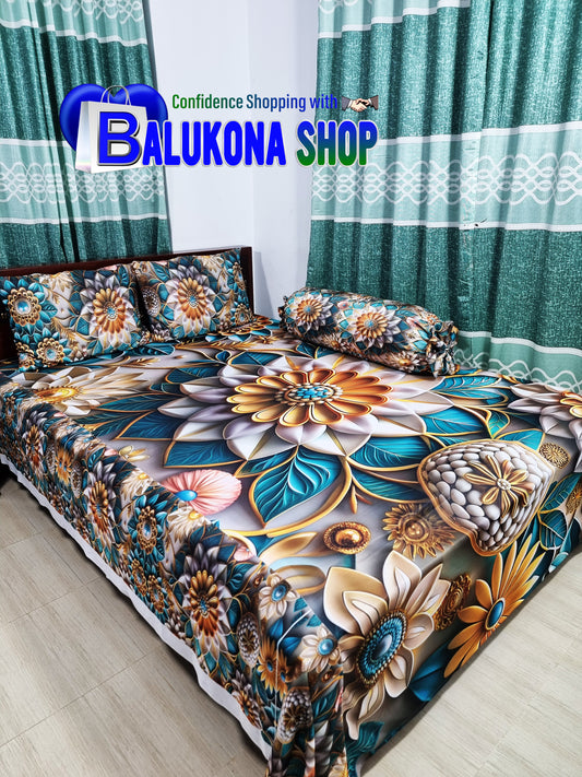 100% 3D Waterproof Bedsheet