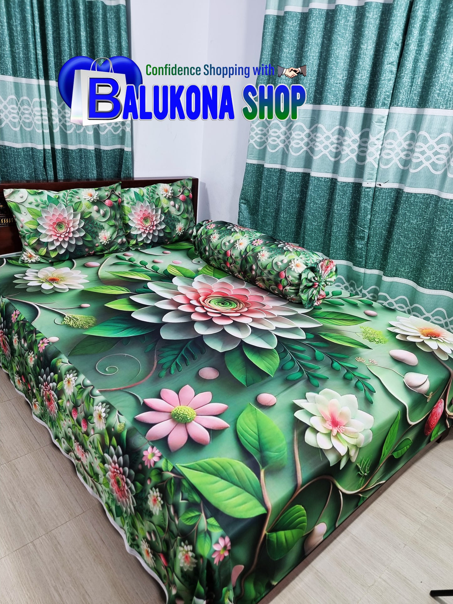 100% 3D Waterproof Bedsheet