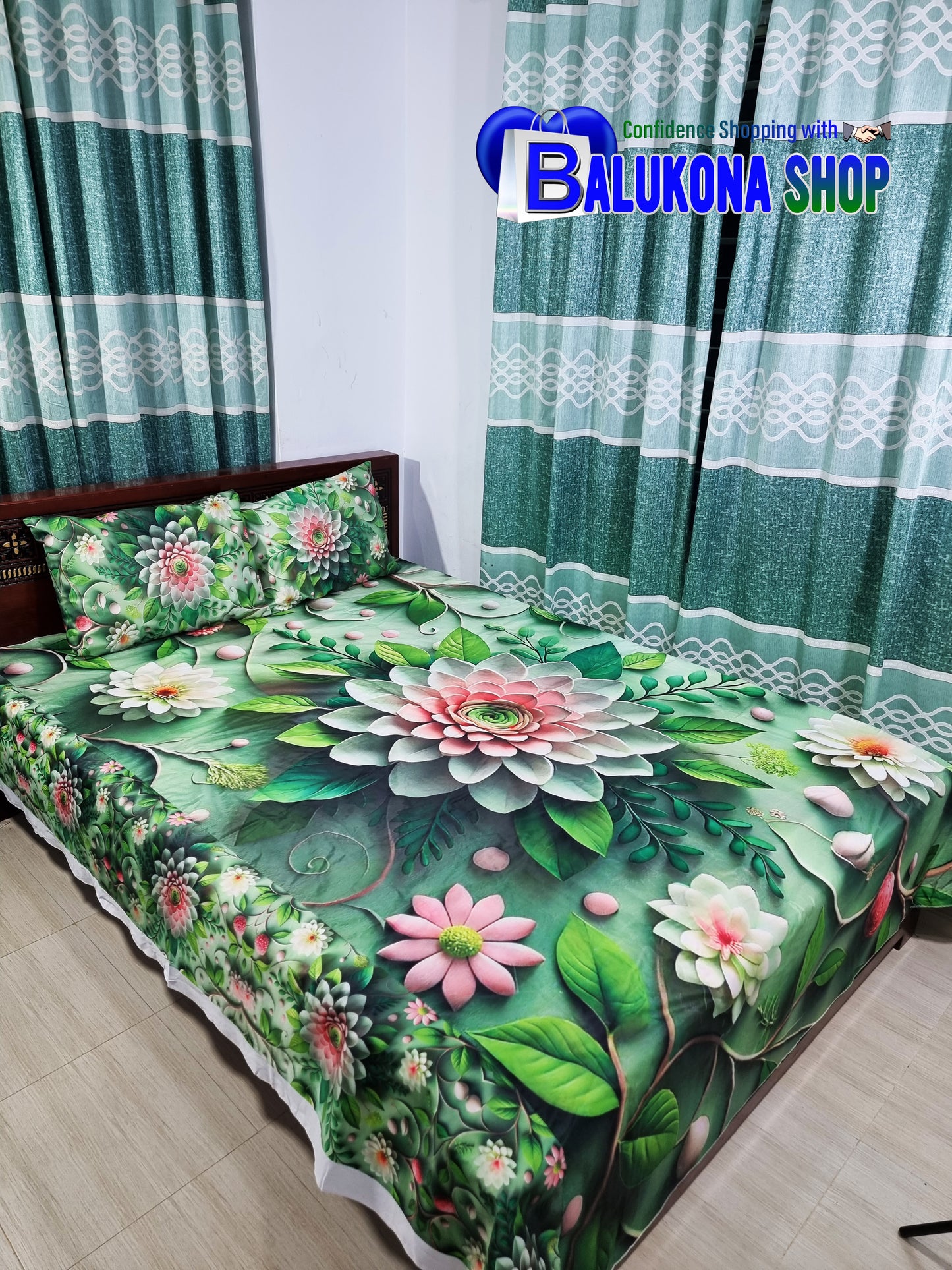 100% 3D Waterproof Bedsheet