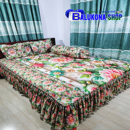 3D ওয়াটারপ্রুফ প্রিমিয়াম কুচি চাদর (BK=7)