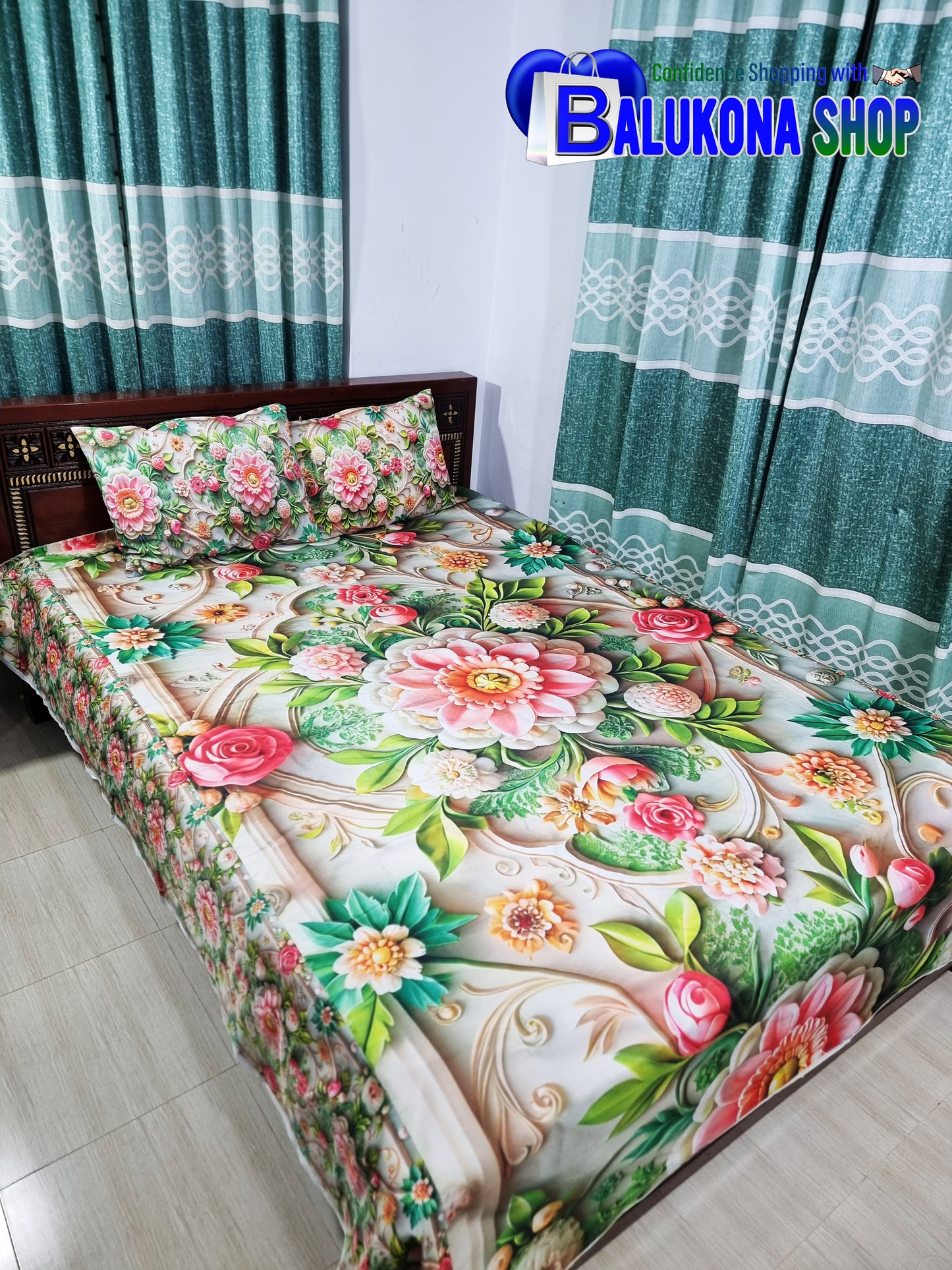 উন্নত মানের ১০০% ওয়াটারপ্রুফ (3D) বেডশিট