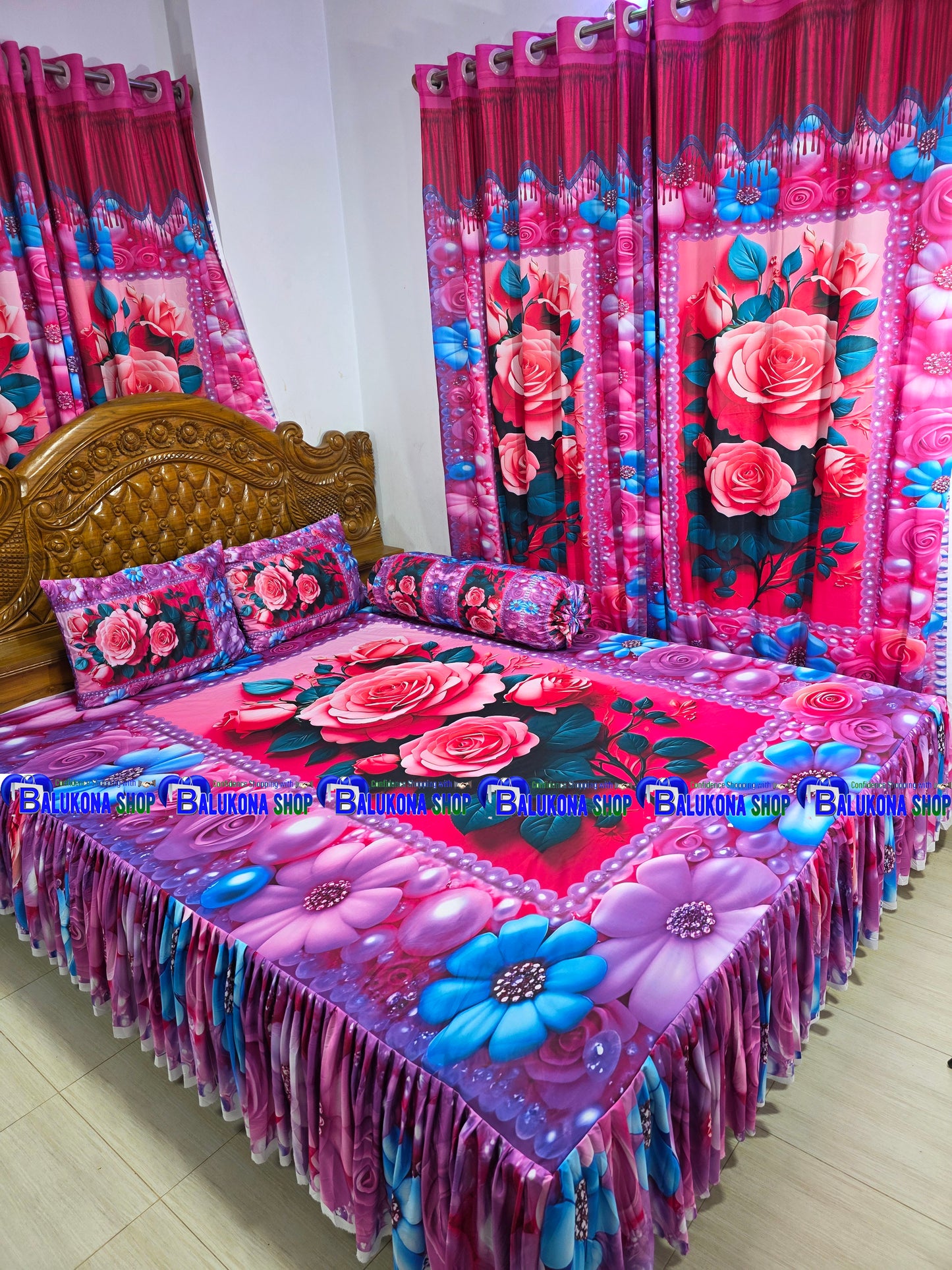 3D প্রিমিয়াম কুচি চাদর (BK=10)