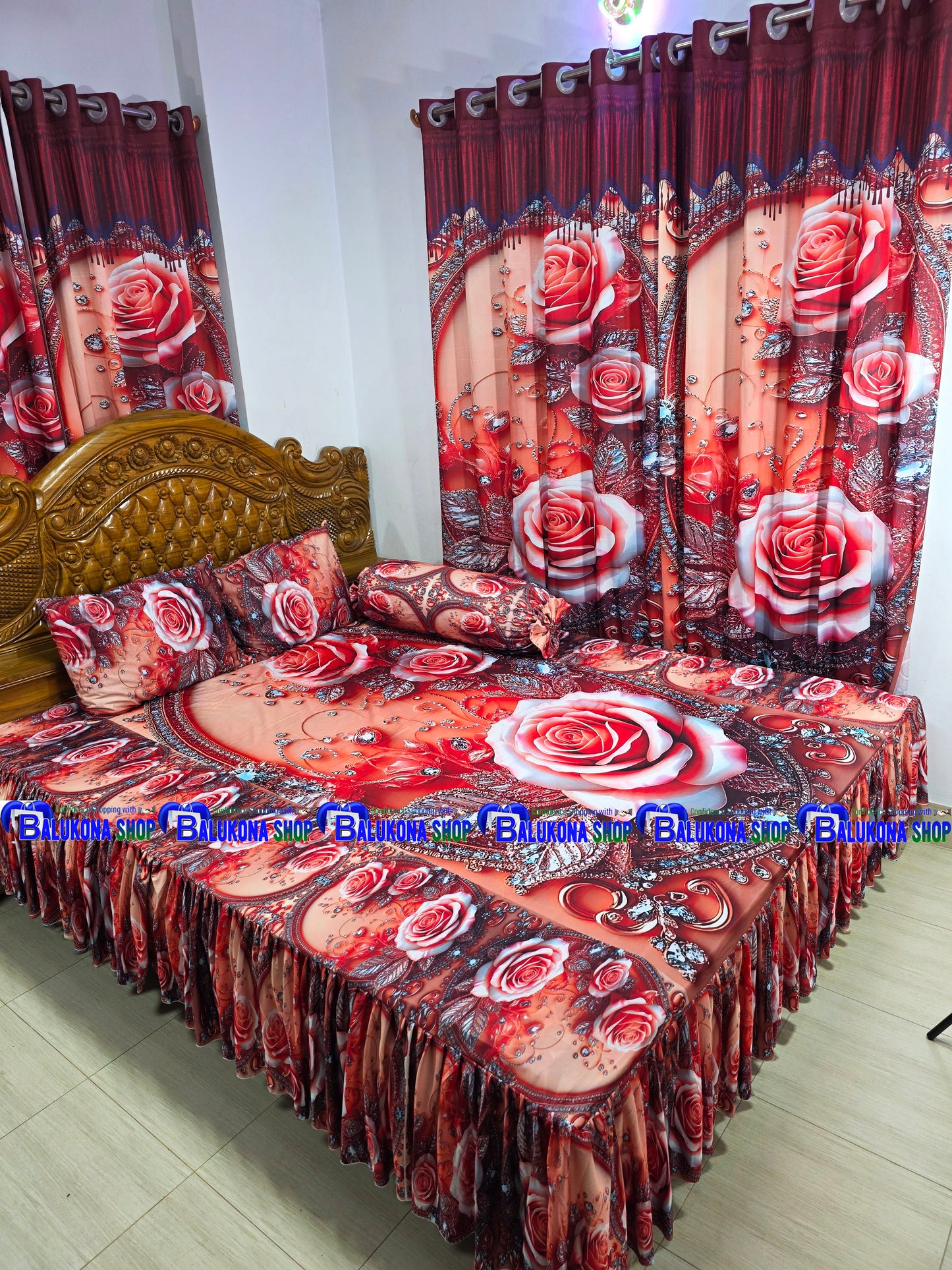 3D প্রিমিয়াম কুচি চাদর (BK=12)