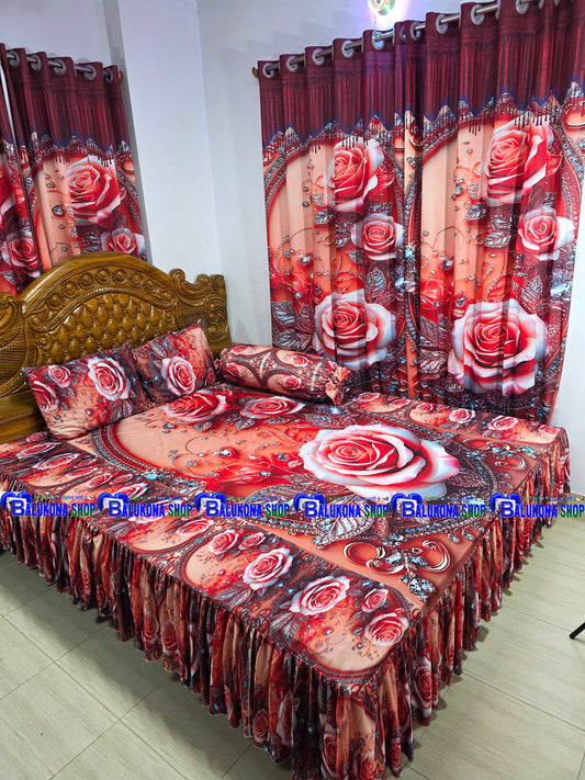 3D প্রিমিয়াম কুচি চাদর (BK=12)