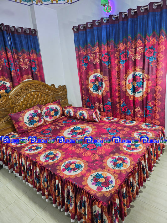 3D প্রিমিয়াম কুচি চাদর (BK=13)