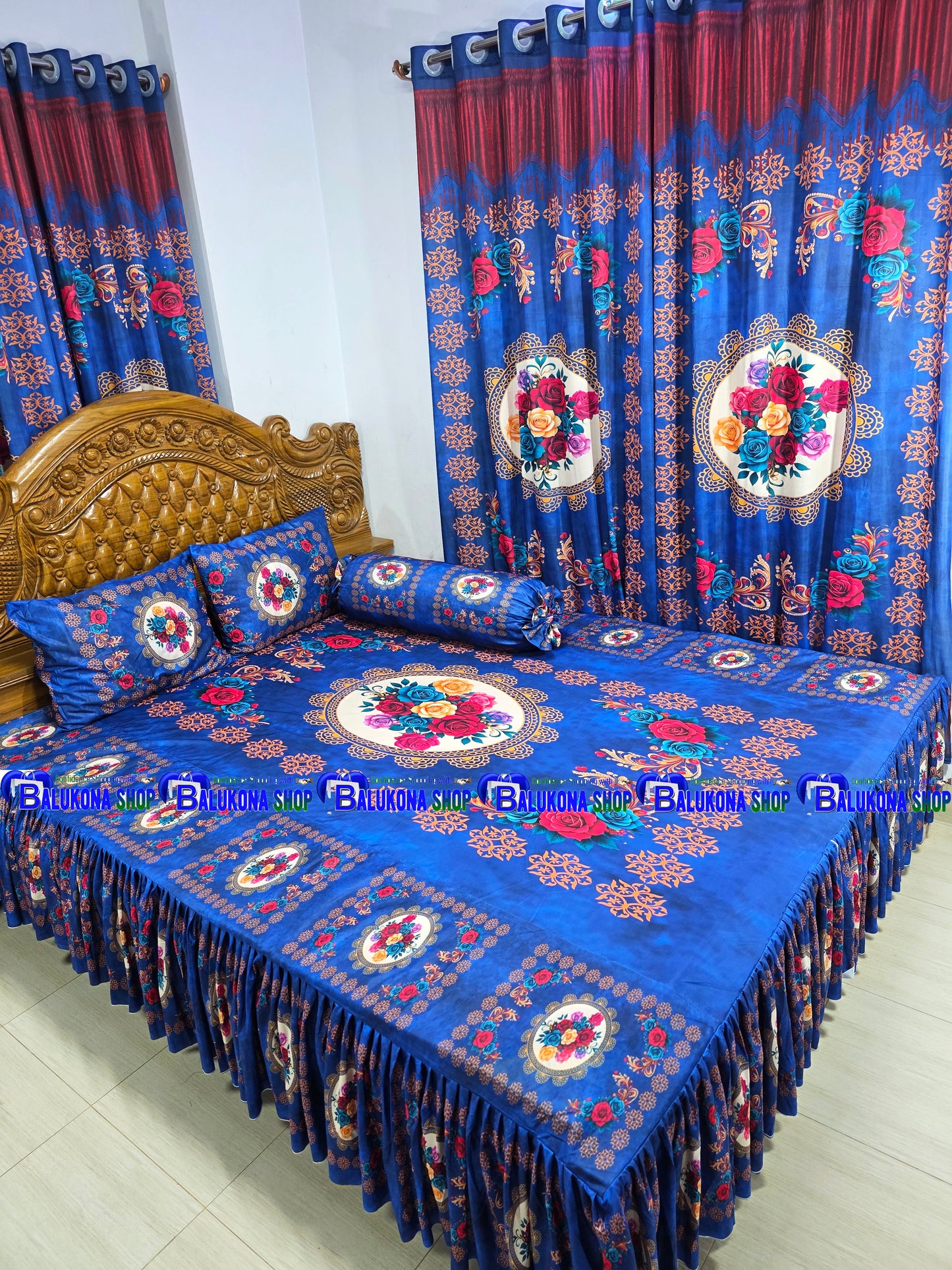 3D প্রিমিয়াম কুচি চাদর (BK=14)