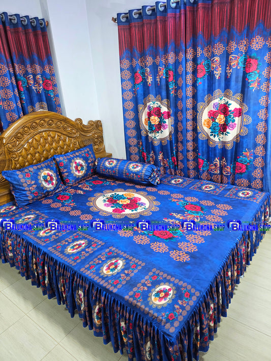3D প্রিমিয়াম কুচি চাদর (BK=14)