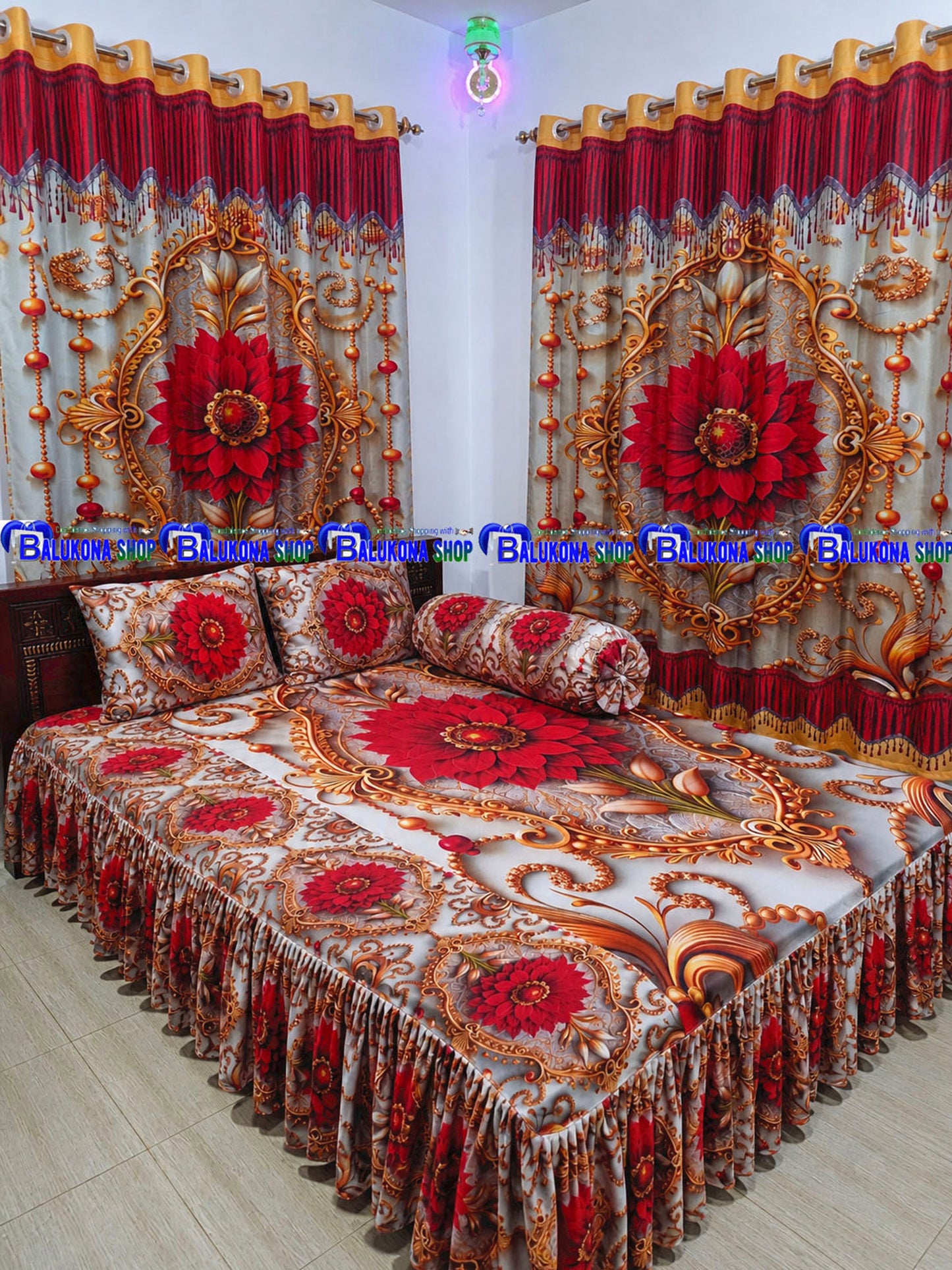 3D প্রিমিয়াম কুচি চাদর (BK=2)