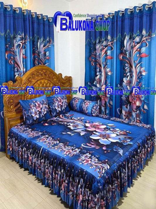 3D প্রিমিয়াম কুচি চাদর (BK=3)