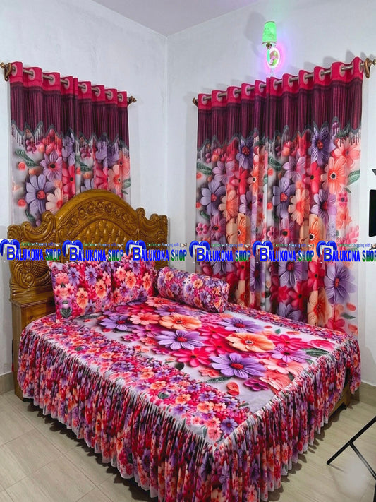 3D প্রিমিয়াম কুচি চাদর (BK=4)