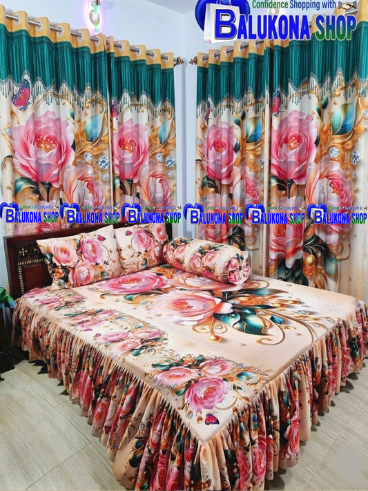 3D প্রিমিয়াম কুচি চাদর (BK=6)