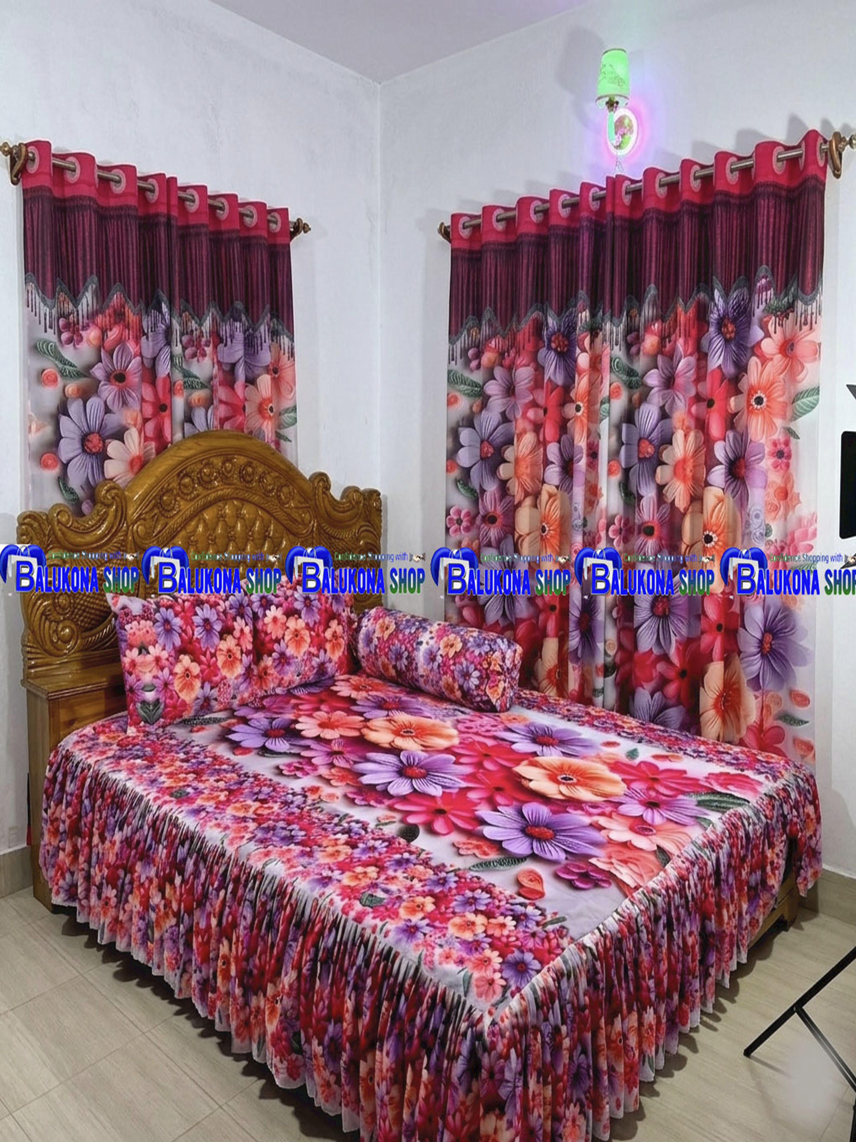 3D প্রিমিয়াম ওয়াটারপ্রুফ কুচি চাদর